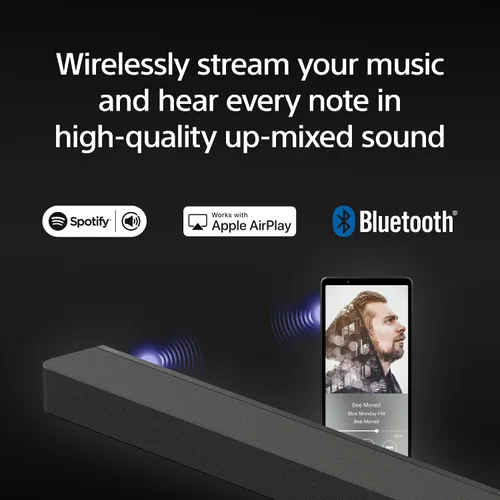 Miniatura 8 de Sony BRAVIA Theater Bar 7 Barra de sonido para TV Surround Home Theater con 9 altavoces, Dolby Atmos®/DTS:X®, mapeo de sonido espacial 360