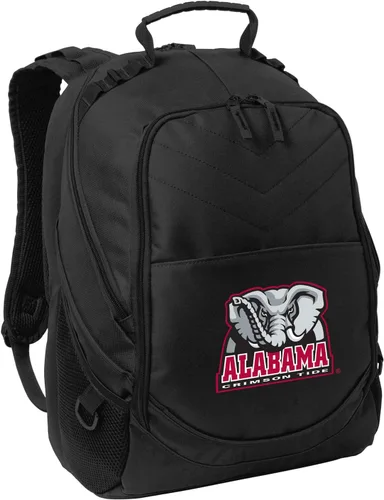 Miniatura 11 de Broad Bay Mochila Alabama University of Alabama Crimson Tide - Bolsas para computadora portátil, Negro y Gris - Logo Redondo, Tamaño único, Mochila
