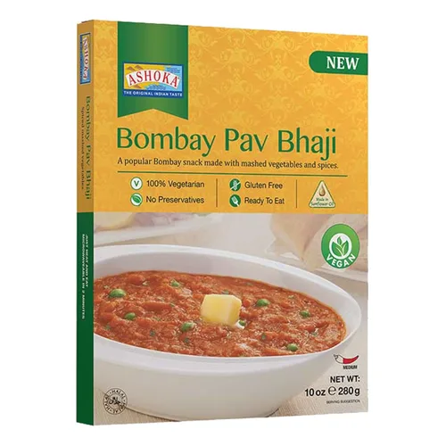 Miniatura 30 de Ashoka Comidas indias tradicionales 1932, curry de verduras mixtas veganas, platos principales listos para comer para microondas, Shahi Navratan