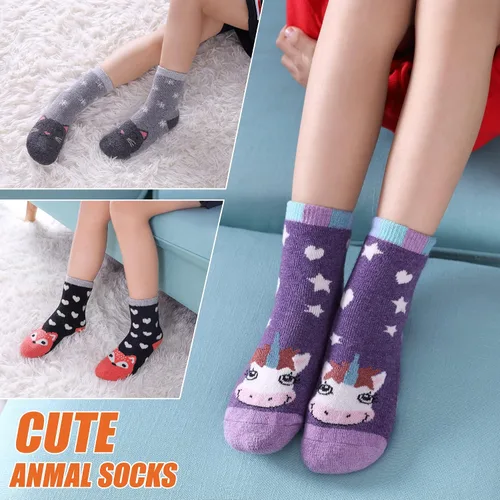 Miniatura 3 de Kids Wool Hiking Socks for Girls Boys Toddlers Thick Winter Warm Thermal Boot Socks