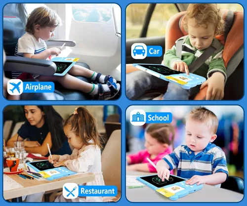 Miniatura 7 de Rylai Juguetes para Niños Pequeños Tarjetas Flash Parlantes, Recursos de Aprendizaje de Kindergarten 510 Palabras Visuales con Tableta de Dibujo