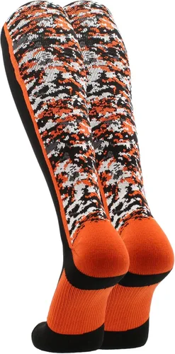 Miniatura 44 de TCK Calcetines de béisbol para jóvenes, niños u hombres, con diseño de camuflaje digital y longitud hasta por encima de la pantorrilla
