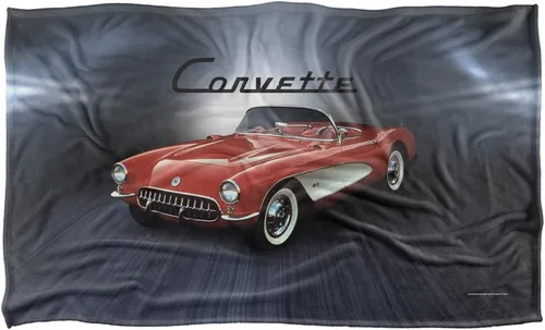 Miniatura 2 de Trevco Chevrolet Corvette Shine Silky Touch - Manta súper suave de 36 x 58 pulgadas