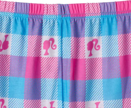 Miniatura 5 de Barbie Conjunto de pijama y camisa de dormir para niñas de 4 piezas para niñas