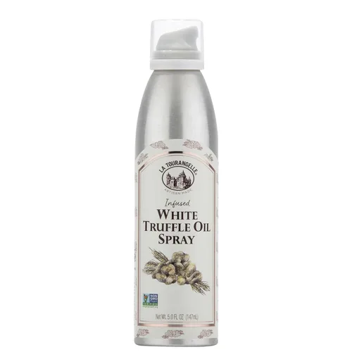 La Tourangelle, Spray de cocina de trufa blanca, sabor terroso gourmet complejo para rociar sobre pasta, palomitas de maíz, verduras, papas y más, 5