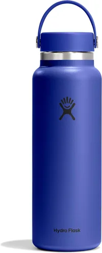 Miniatura 94 de Hydro Flask - Botella de agua de acero inoxidable aislada - Boca ancha con tapa flexible, sin derrame, a prueba de fugas y recargable de 40 oz Negro