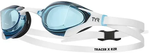 TYR Tracer-X RZR Racing Goggles – Ultra Low Profile Competitive Swim Goggles, Anti Fog, Wide Peripheral Vision