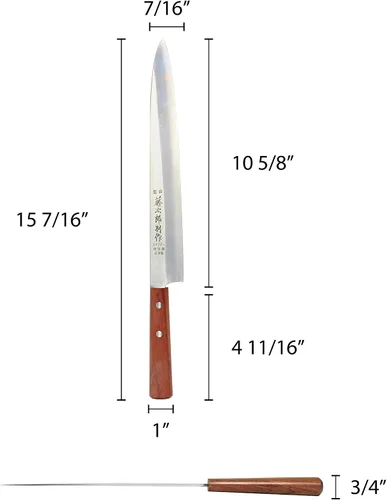 Miniatura 2 de Thunder Group Cuchillo Sashimi de 10.6 in, 10-3/4 x 15-1/2 pulgadas