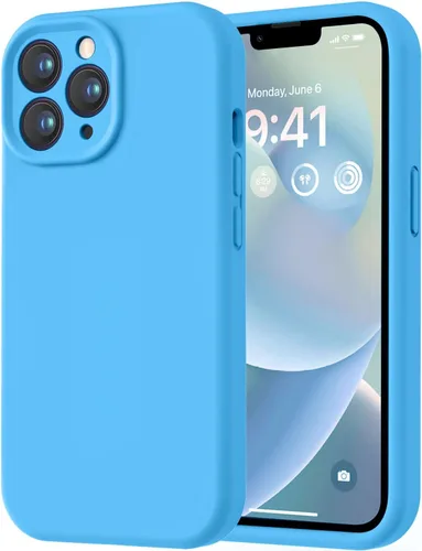 Miniatura 226 de LOVE 3000 Compatible con Funda para iPhone 15, [Cámara de Cobertura Completa de Silicona Suave] [Protección contra Caídas de 8 pies], Forro de Negro
