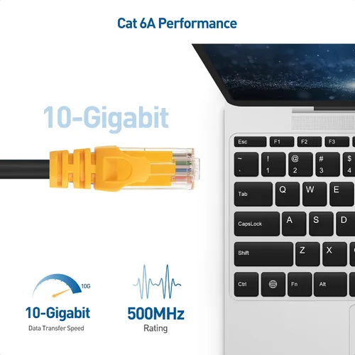 Miniatura 2 de Cable Matters Cable Ethernet Cat 6A de cobre puro de 10 Gbps 24 AWG – 100 pies