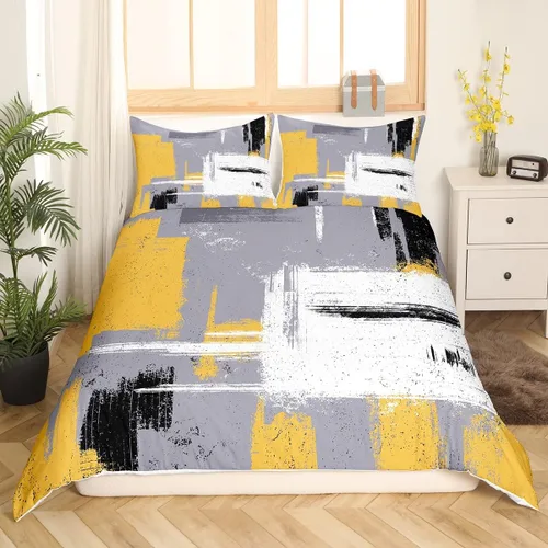 Miniatura 8 de Feelyou Juego de ropa de cama de animales del zoológico, tamaño individual, funda de edredón de animales de dibujos animados para adolescentes