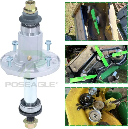 Miniatura 5 de El conjunto de husillo GY21099 previamente engrasado reemplaza a GY20867 GY20592 para tractores de césped 190C D170 E180 G110 LA150 LA175 S180 100