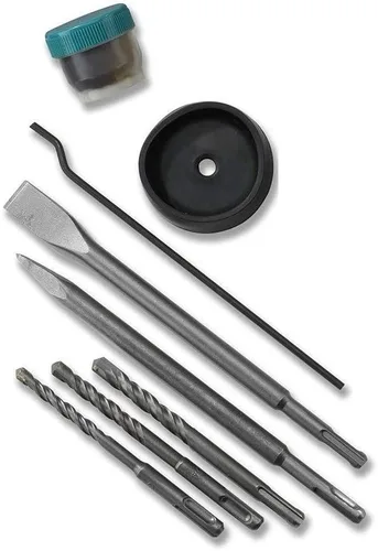 Miniatura 2 de 1" eléctrico rotatorio roto martillo taladro SDS hormigón cincel kit w/bits nuevo