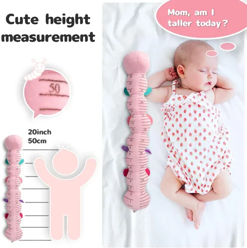 Miniatura 5 de Sumobaby - Juguetes de peluche musicales para bebés, con múltiples texturas sensoriales, sonajero y crujidos, para tiempo boca abajo, recién nacidos