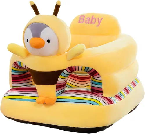 Miniatura 7 de Asiento de apoyo para bebé, lindo sofá para bebé para sentarse, cómodos asientos de felpa para bebés