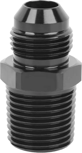 Miniatura 50 de EVIL ENERGY Adaptador de ajuste de 6AN a 3/8" NPT macho de 90 grados, aluminio