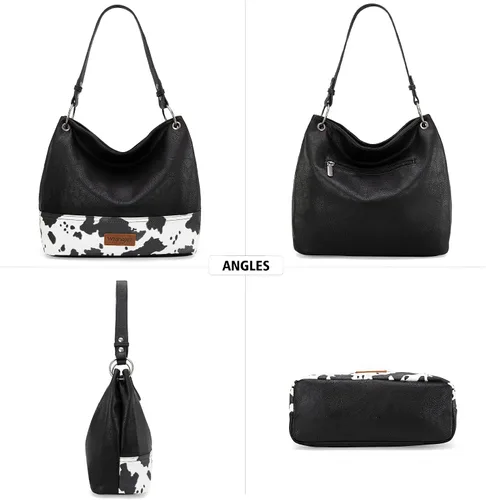 Miniatura 45 de Wrangler Hobo - Bolsas para mujer de cuero vegano con asa superior, bolsos de hombro y bolsos