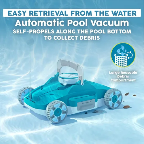 Miniatura 5 de Bestway AquaTronix G200 - Limpiador robótico automático para piscinas, robot de aspiradora inalámbrica para piscina, ideal para piscinas enterradas