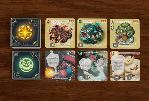 Miniatura 5 de Shaolia: Great Houses I Best New Board Game I Juego de mesa de estrategia para adultos, adolescentes y familia