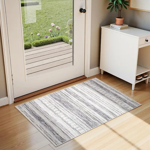 Miniatura 85 de Tortania - Tapete de 2x3 pies para sala, tapete suave y lavable de estilo bohemio marroquí y rústico para interiores, habitación, oficina y debajo