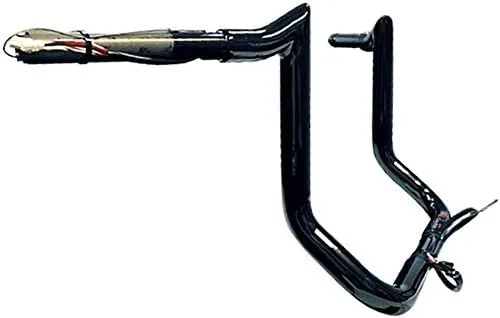 Miniatura 2 de Dominator Industries - Perchas Meathook Monkey de 1 1/4 pulgadas, modelos compatibles: Harley-Davidson Bagger Touring Electra - Manillar para Negro