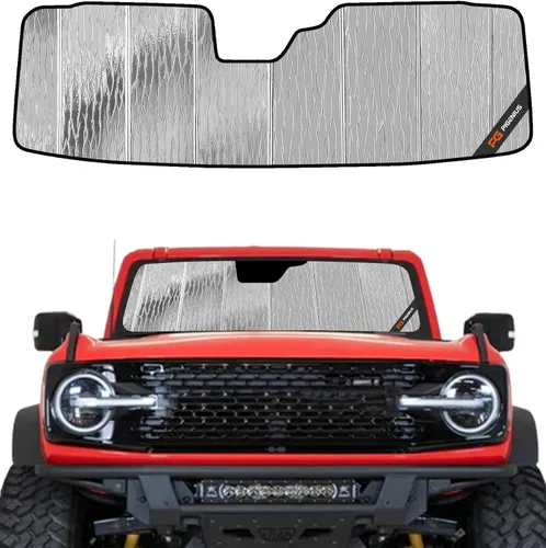 Miniatura 8 de Parasol para parabrisas Pigenius para Ford Bronco Sport 2021-2025 - Protector de ventana delantera - Metálico