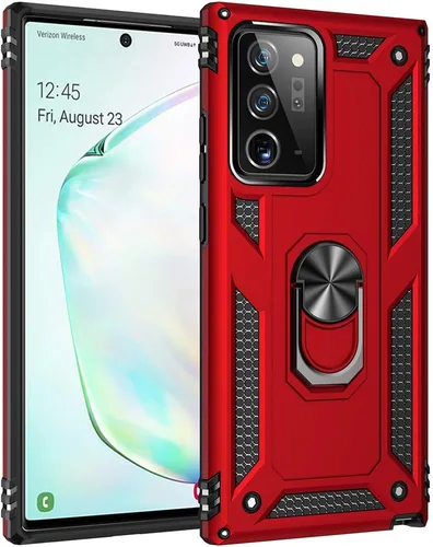 Miniatura 10 de Funda de grado militar para Samsung Galaxy Note 20 Ultra Galaxy Note 20 Ultra 5G, funda de metal giratorio con soporte de soporte, funda resistente