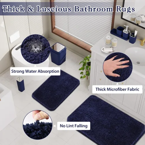 Miniatura 4 de XLHOMO - Juego de baño beige de plástico de 9 piezas, con basurero, dispensador de jabón, portacepillos de dientes, vaso, jabonera, cepillo
