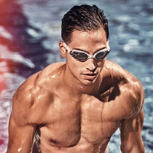 Miniatura 4 de Speedo Gafas de natación unisex para adultos Hydrosity - Fabricante descontinuado Blanco nube