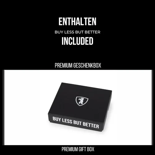 Miniatura 17 de BERLINER BAGS Funda de piel prémium para tarjetas, tarjetero con bloqueo RFID para hombres y mujeres, Negro -, Minimalista