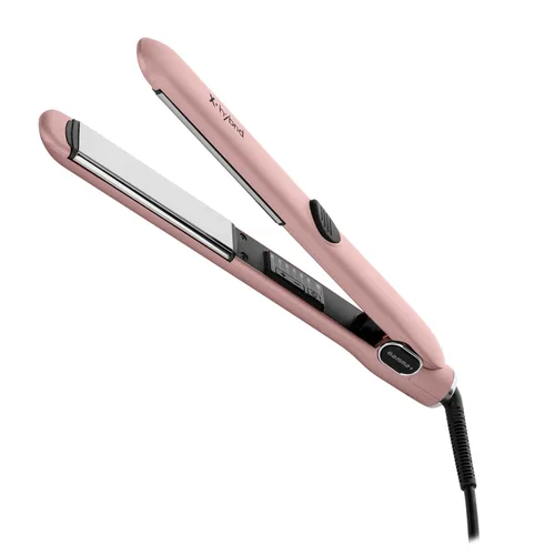 GAMMA+ X-Hybrid - Plancha plana de titanio de 1 pulgada – Plancha profesional para el cabello diseñada en Italia, 450°F de alto calor, placas
