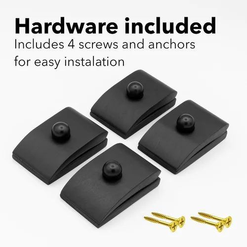 Miniatura 2 de 4 ganchos grandes para tapiz, perchas de madera para exhibición en la pared, colgador de alfombra para colgar en la pared, soporte de abrazaderas