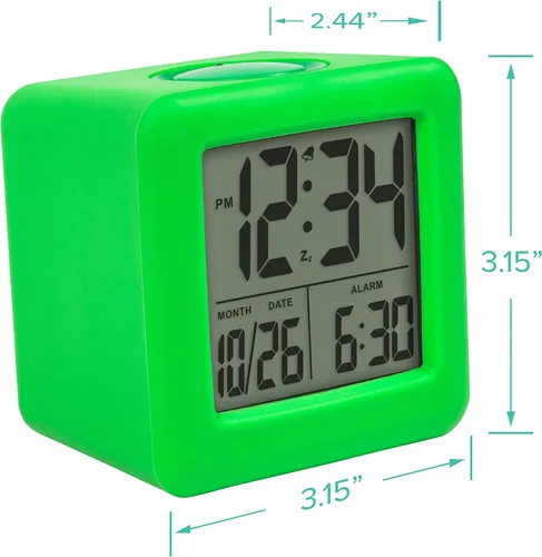 Miniatura 3 de Equity 73005 - Reloj despertador LCD con luz inteligente, color azul