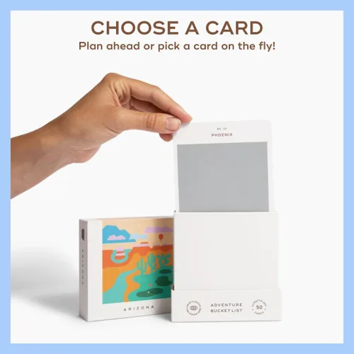 Miniatura 3 de Reach International Outfitters Lista de Aventuras de Arizona: 50 Tarjetas para Rascar para Actividades al Aire Libre, Atracciones Turísticas