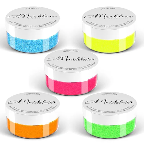 Miniatura 166 de MARBLERS Brillantina de forma gruesa de grado cosmético [estrella] 0.11 onzas (0.11 oz) Escamas No tóxica Vegana Libre de crueldad animal