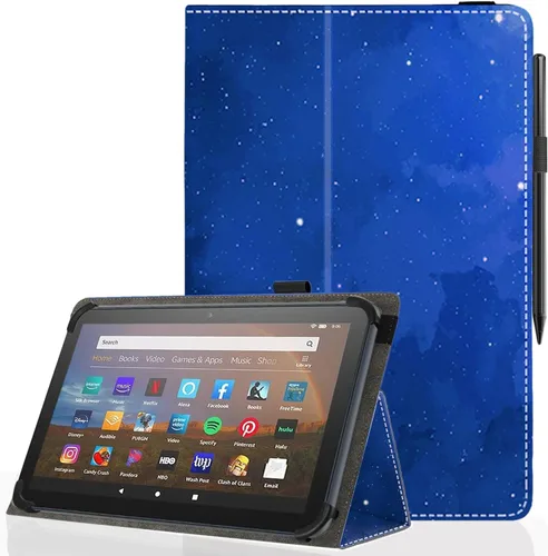 Miniatura 10 de Funda universal para tablet Android de 7 y 8 pulgadas, delgada, plegable, para todas las tabletas con pantalla táctil de 7 a 8.5 pulgadas
