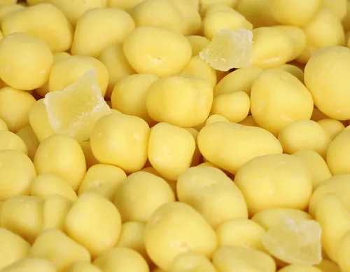 Miniatura 2 de It's Delish - Dados de piña cubiertos de yogur de 2 libras a granel Fruta cubierta de yogur kosher sin lácteos para aperitivos veganos Piña seca