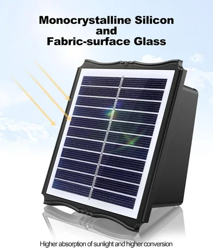 Miniatura 3 de Luces solares de pared para exteriores, 6500 K, 3000 K, paquete de 4 luces de pared de 1500 mAh alimentadas por energía solar, IP65 para exteriores