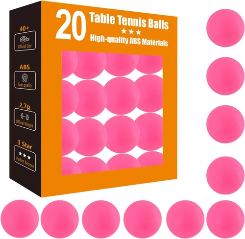 Miniatura 11 de Pelotas de Ping Pong de 3 Estrellas - Tenis de Mesa ABS de Alto Rendimiento para Entrenamiento, Juego