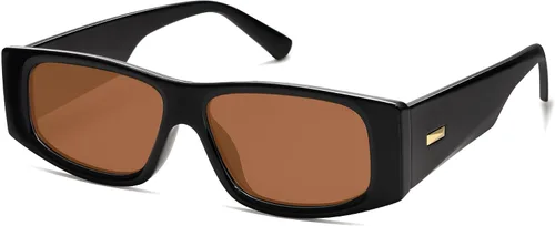 Miniatura 14 de SOJOS Gafas de sol polarizadas rectangulares Y2K de moda para mujeres y hombres, gafas de sol rave de diseñador de moda SJ2228