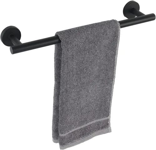Miniatura 27 de TocTen - Barra de toalla de baño. Soporte de toalla de baño de acero inoxidable grueso SUS304, barra de toalla resistente para cuarto de baño