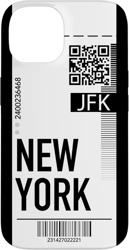 Miniatura 4 de Funda para iPhone 13 Pro Max New York Air Flight Ticket Phone Case
