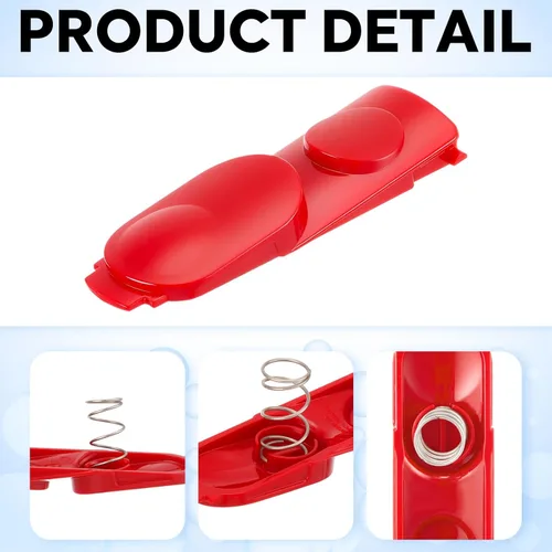 Miniatura 3 de Threehoney Paquete de 4 botones de pestaña de clip de cabezal de limpiador con resorte de repuesto compatible con Dyson V7, V8, V10, V11 y V15
