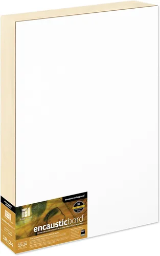 Miniatura 21 de Ampersand Art Supply Panel de pintura de madera: Serie Museo Encausticbord, 7/8 pulgadas de profundidad, 8 "x 10" Profundidad de 7/8 pulgadas