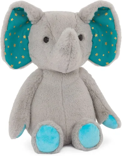 Miniatura 9 de B. toys – Conejo de peluche de 30 cm suave y mullido lavable – Tonos felices – Conejo Peppy Mint – 0 meses+ Conejito gris hielo