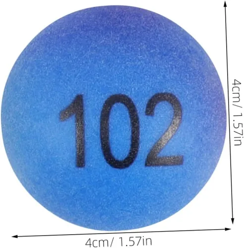 Miniatura 2 de 150 bolas de bingo para rifas, bolas numeradas 1-150 pelotas de tenis de mesa de repuesto, pelotas de pong para juegos de bingo y recuerdos de fiesta