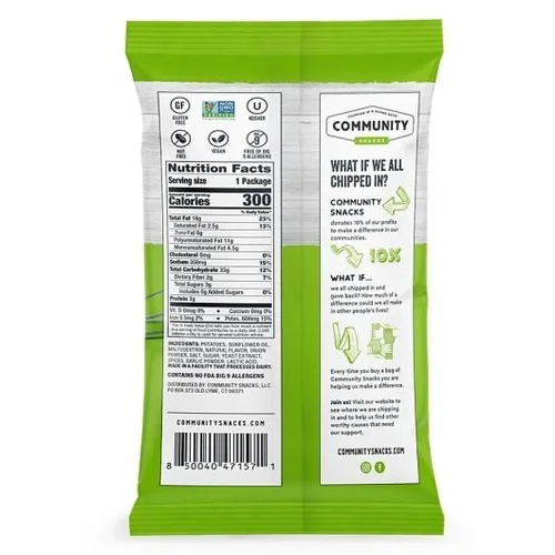 Miniatura 8 de Community Snacks Papas Fritas (All Mixed Up, 1 Onza (Paquete de 80))