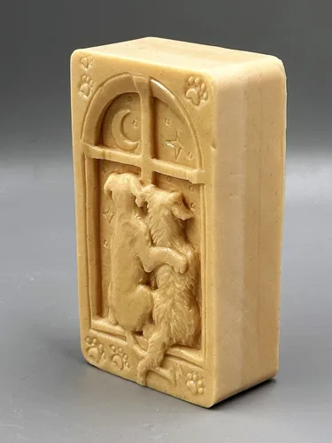 Miniatura 4 de Molde de silicona Dogs in Love para hacer jabón y otras manualidades, bricolaje