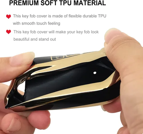 Miniatura 5 de Funda inteligente para llavero Kia con llavero de TPU suave cubierta completa para llave de coche para Kia NIRO Seltos Sorento Soul Sportage Negro