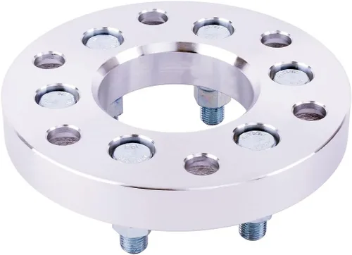 Miniatura 7 de 2 unidades de adaptadores de rueda 6x135 a 6x5.5 de 1 pulgada con pernos 14x2 compatibles con Ford 6 Lug 6x135 a 6x139.7 para 2004-2014 F150